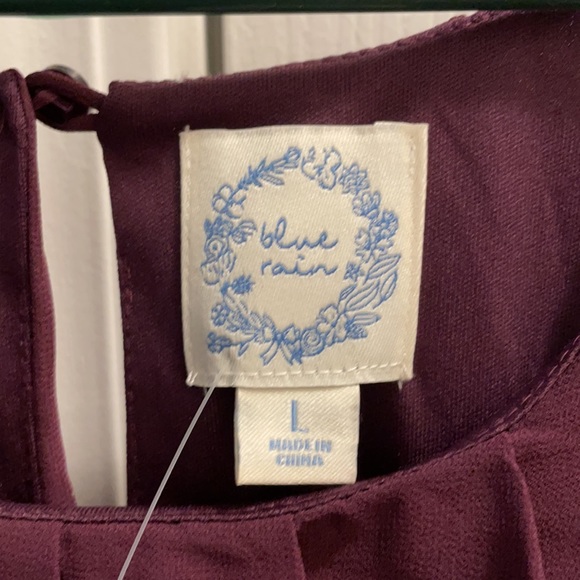 NWT Francesca’s deep purple dress size large - Picture 2 of 4